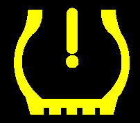 Flat tyre Warning Light