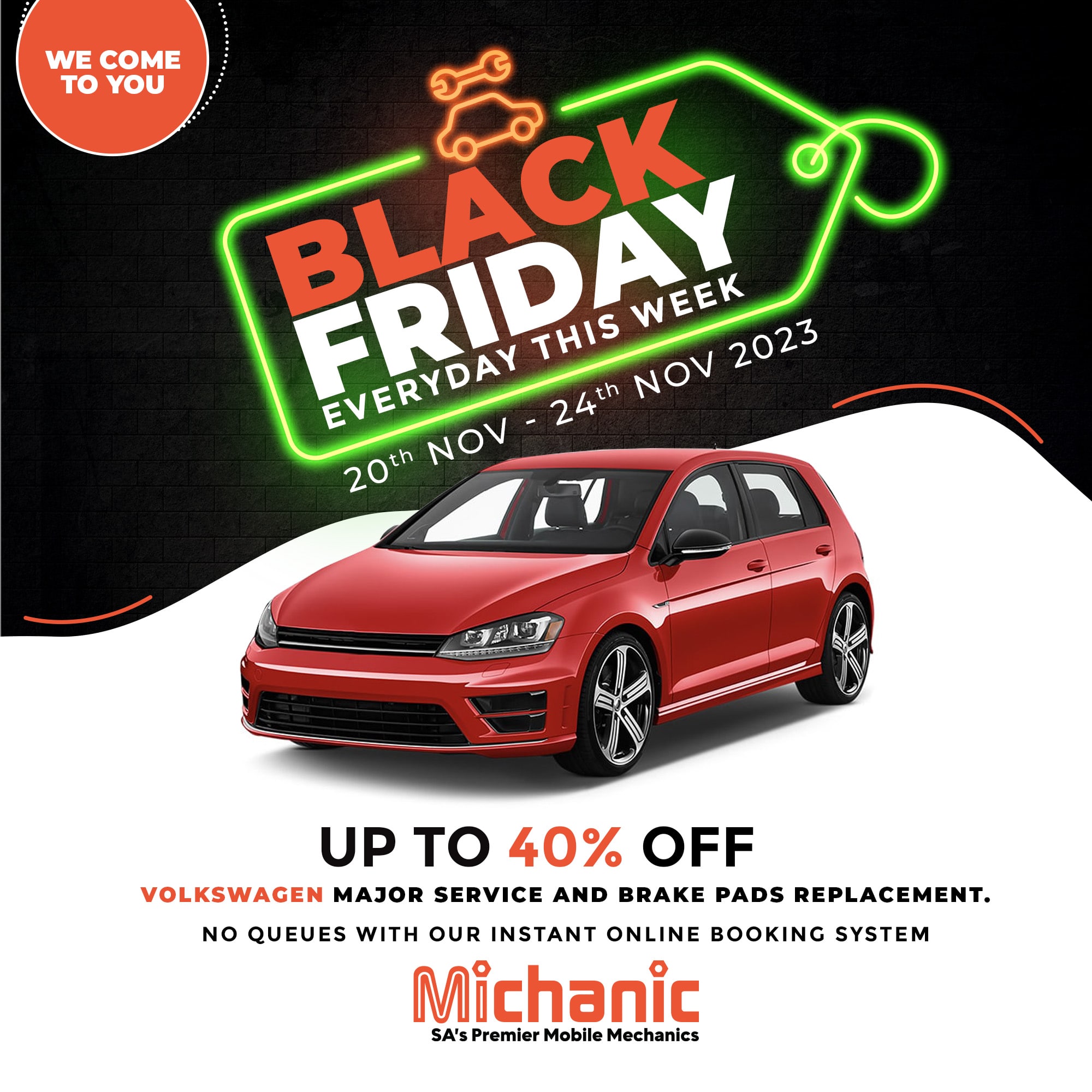 Black Friday Deals On Car Services And Brakes With Michanic