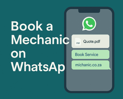 Book A mechanic on Whatsapp